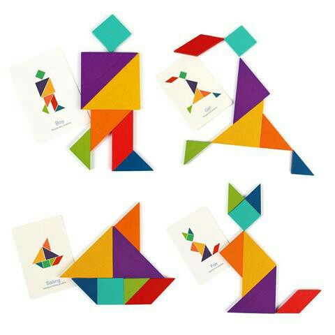Ghép hình COLORFUL TANGRAM