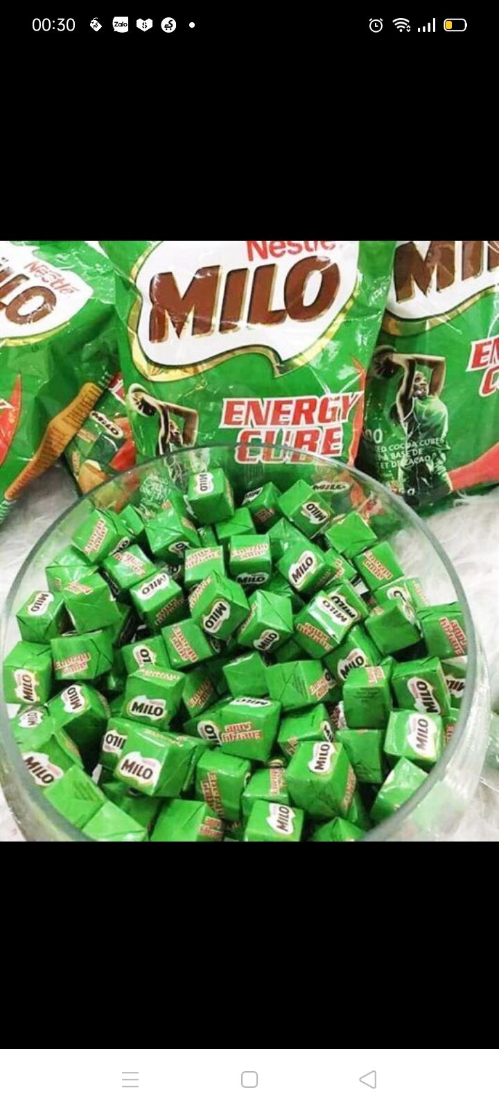 [HCM]Kẹo milo cube gói 100 viên date mới