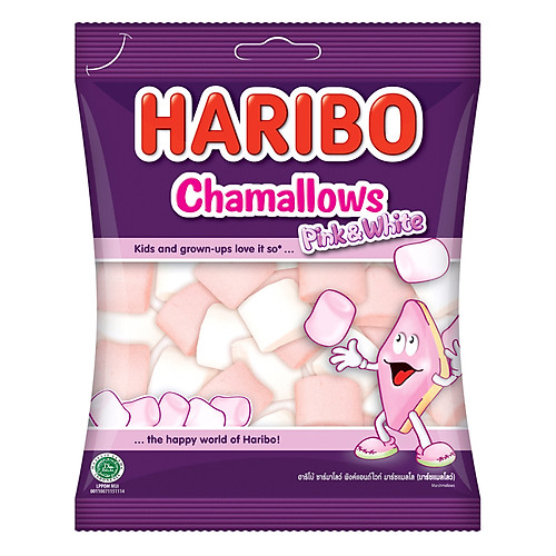 Kẹo Xốp Haribo Chamallows Hearts 150Gr Cho Bé