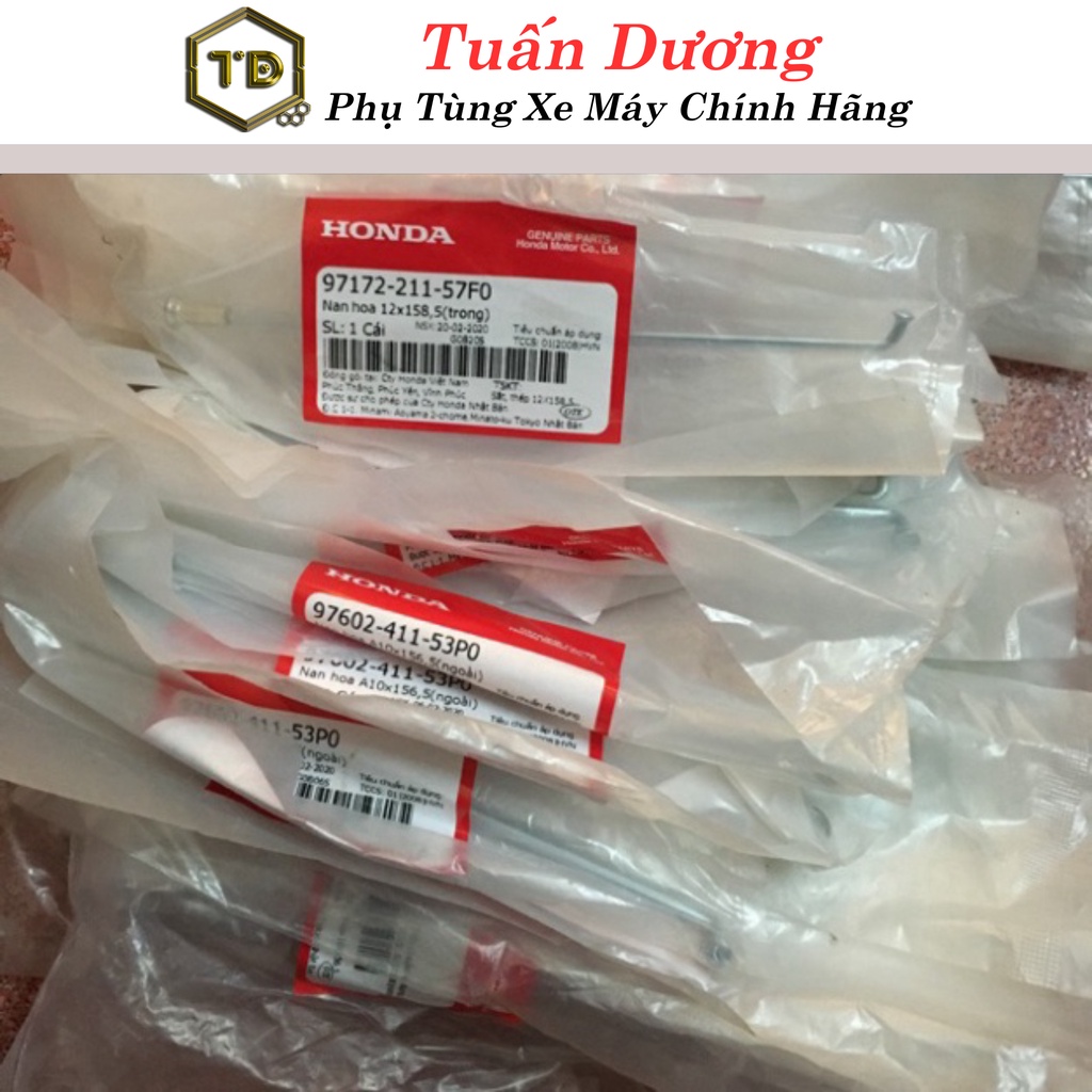 Căm nan hoa dream wave hàng xịn - căm xe supper , wave nhỏ, wave lớn hàng zin honda