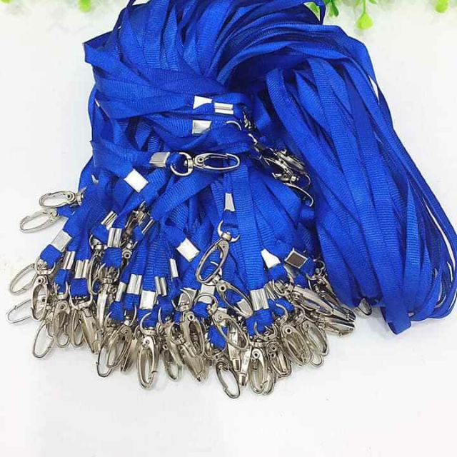 Dây đeo thẻ lụa móc xoay ( combo 50 dây)