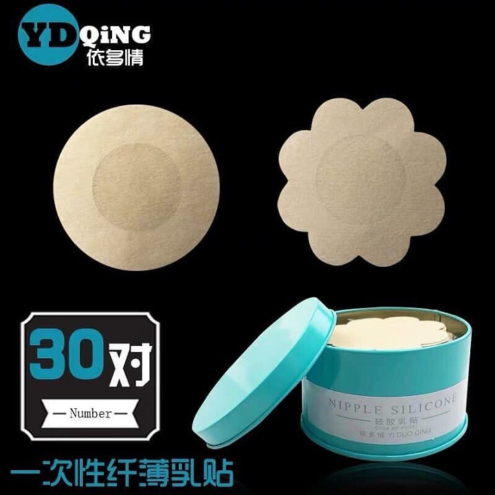 [HCM]Hộp 30 đôi dán nhủ hoa (dán ti dán ngực)