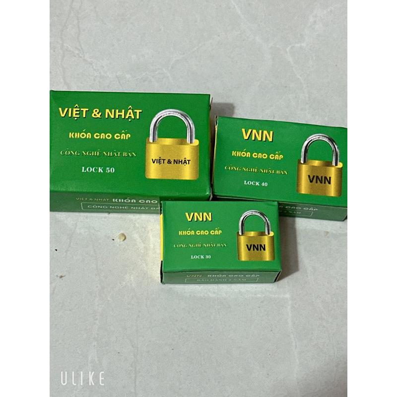 Khoá việt nhật siêu bền - Ổ khóa bấm cao cấp đủ cỡ