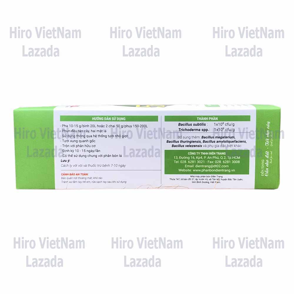 Combo 3 Hộp Nấm Trichoderma Phòng Ngừa Nấm Bệnh TRICHO 5B (Chai 50g)