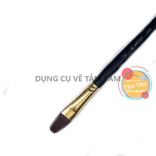 Cọ đầu oval s88, cọ đầu oval bán lẻ theo size-dụng cụ vẽ tâm tâm