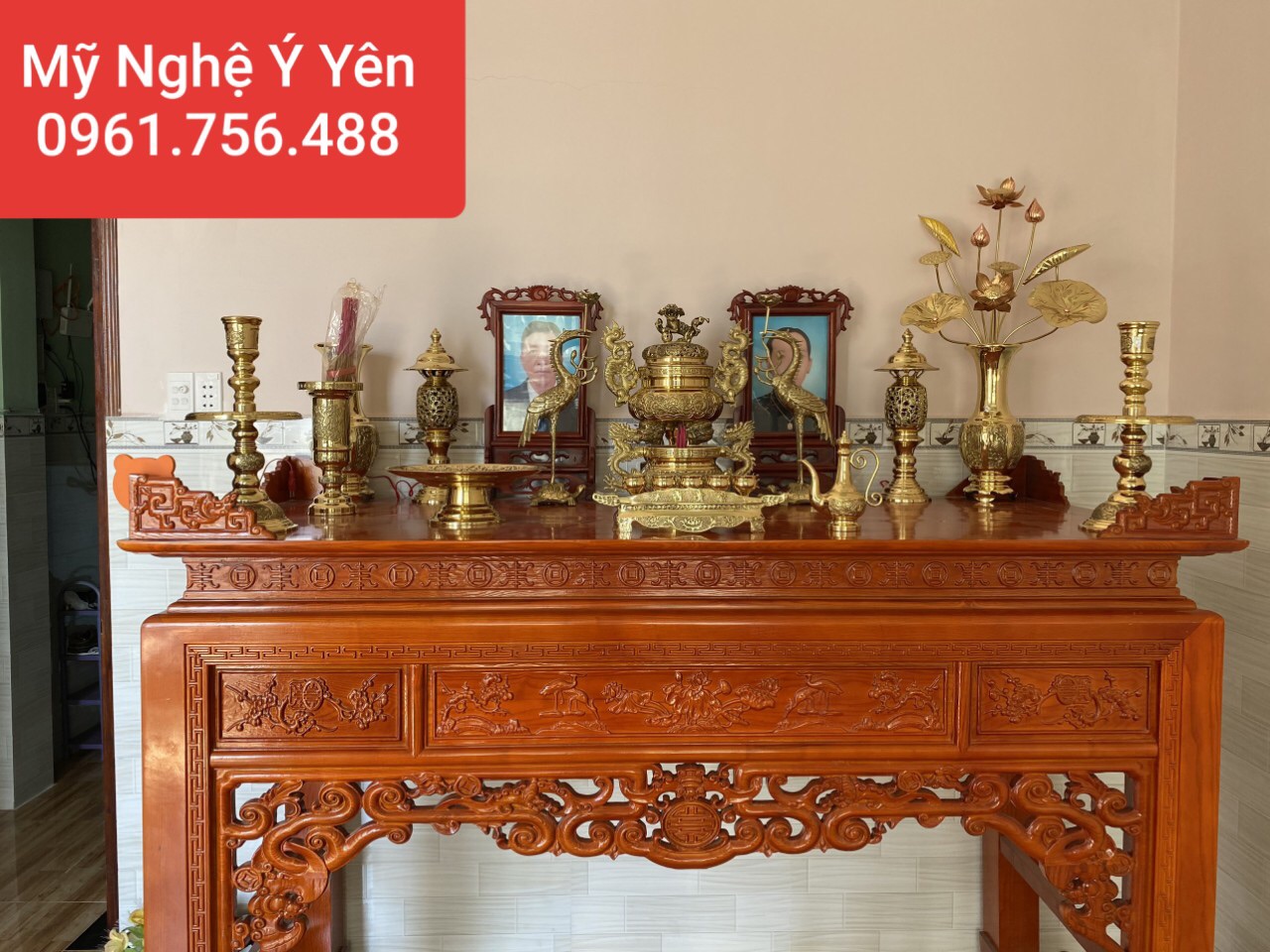 Bó hoa sen đồng vàng 10 cành kiểu