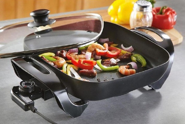 Nồi lẩu điện đa năng Hàn Quốc mẫu mới nhất tiện dụng