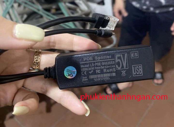 Splitter POE 5V Chân Dẹt