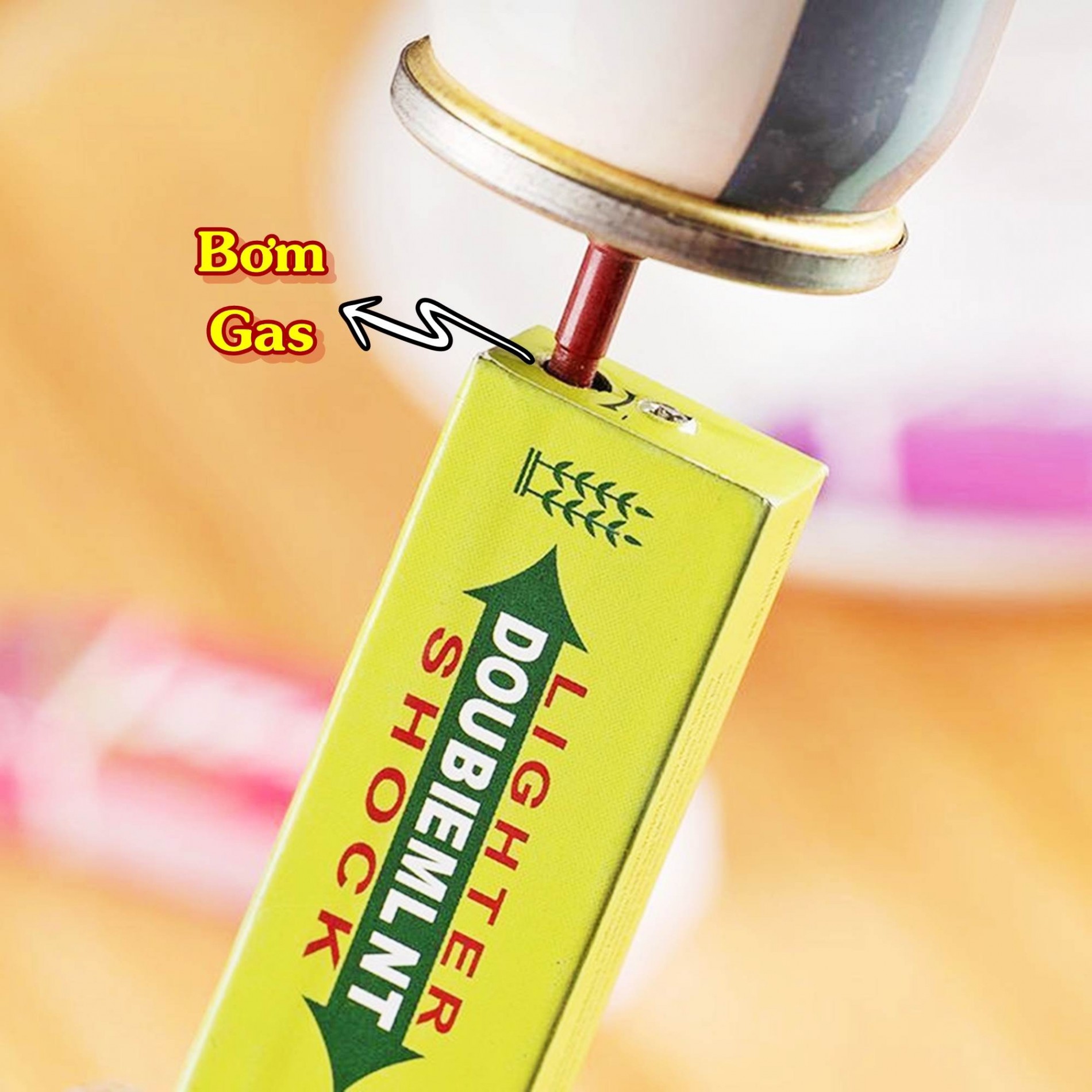 BẬT LỬA KHÈ HÌNH CÂY KẸO SINGUM - (XÀI GAS)