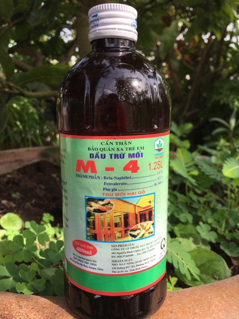 Dầu trừ mối M4 chai lớn 480ml giá rẻ