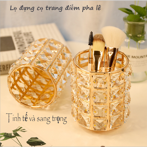 Cốc pha lê đựng bút, cọ SANG CHẢNH