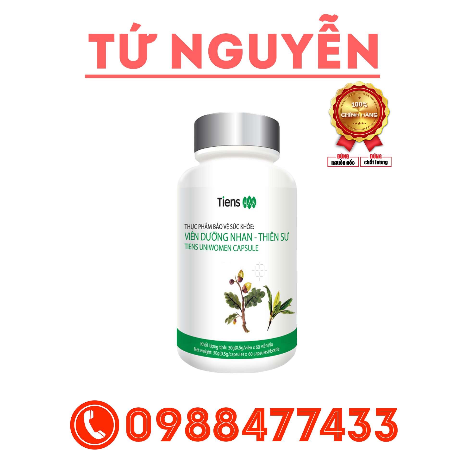 Viên Dưỡng Nhan Tiens - Thiên Sư