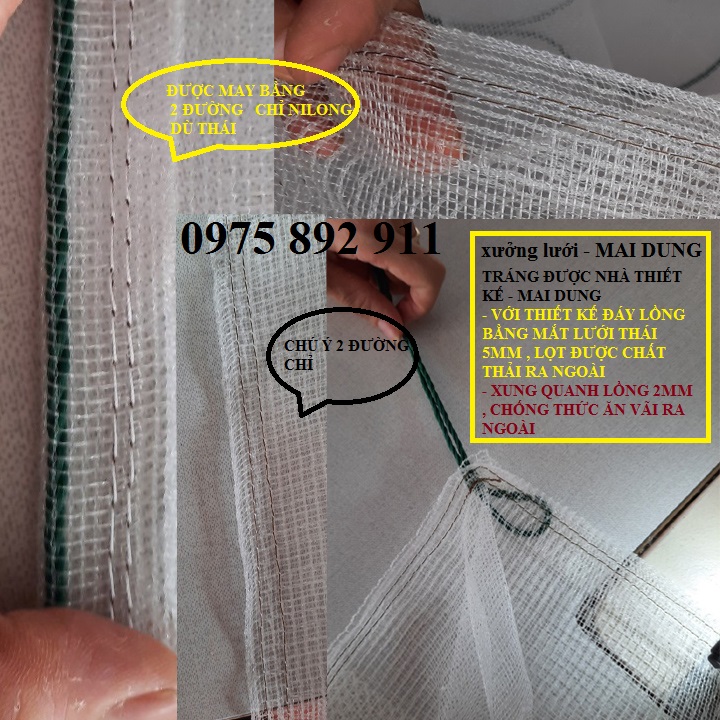Tráng vèo lồng nuôi ốc ếch cá