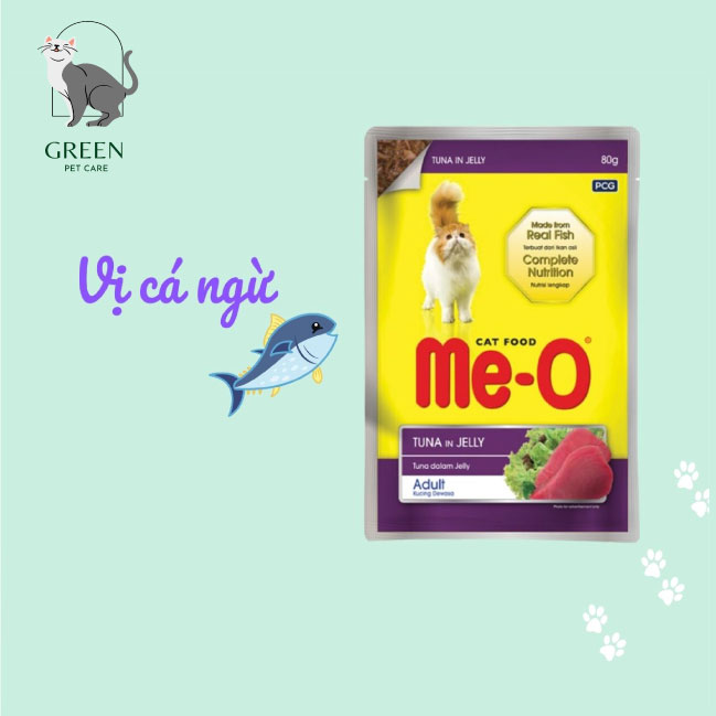 Pate Me-o cho mèo đủ vị - Gói 80gr