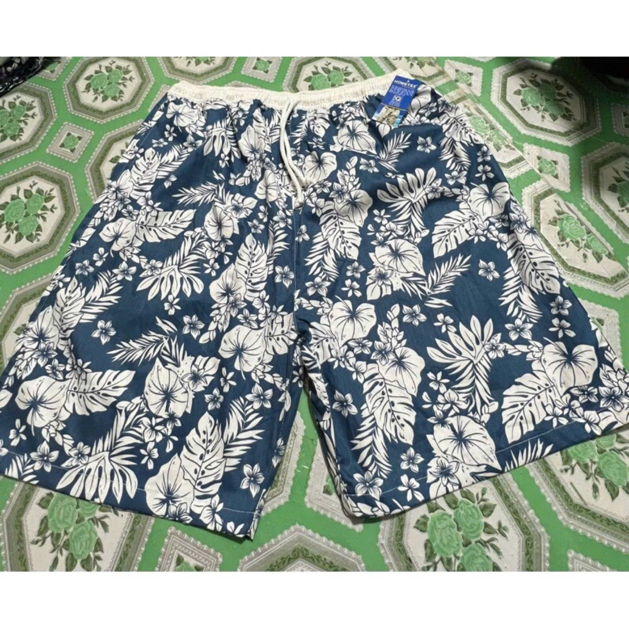 Quần short nam phối lưng thun Hometex