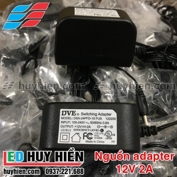 Bảng giá nguồn adapter DVE, HUNTKEY, HUAWEI 12V 2A nguồn nhựa adapter 12V2A Chính hãng Phong Vũ