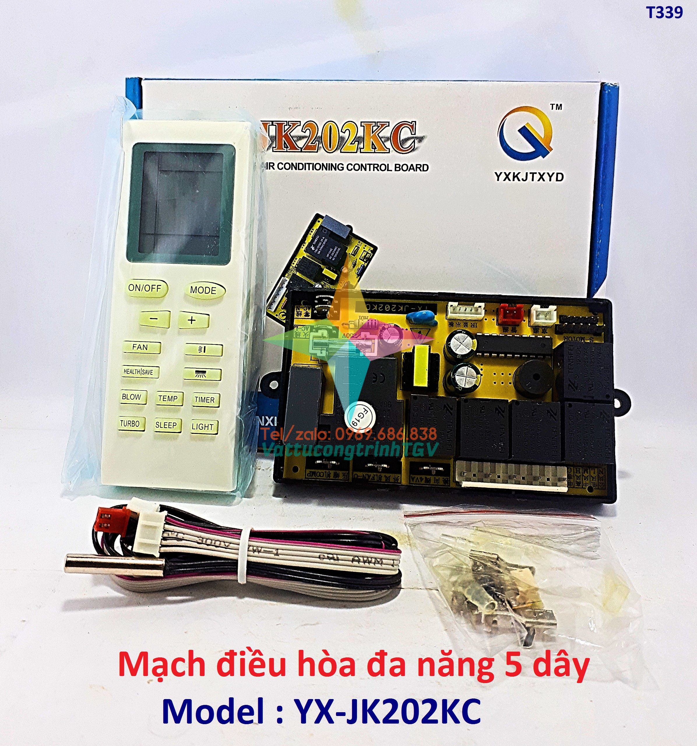 Mạch điều hòa đa năng 5 dây yx-jk202kc