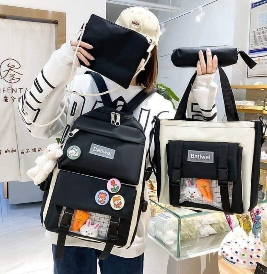 Set balo 5 món hàng Quảng Châu cao cấp