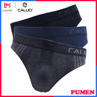 Combo 3 quần lót nam sợi tre cao cấp CALUCI CA08, kháng khuẩn, an toàn thumbnail