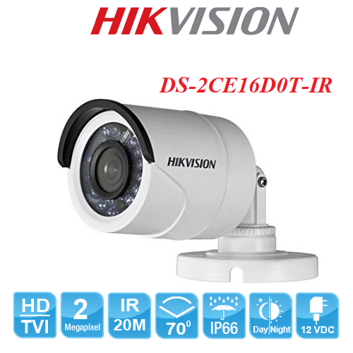 [Chính Hãng] Camera Thân Kim Loại Hikvision DS-2CE16D0T-IR