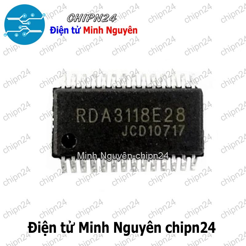 [1 con] (ST) IC Dán RDA3118 TSSOP-28 Hàng Tốt (SMD) (RDA3118E28 3118) - HH002735
