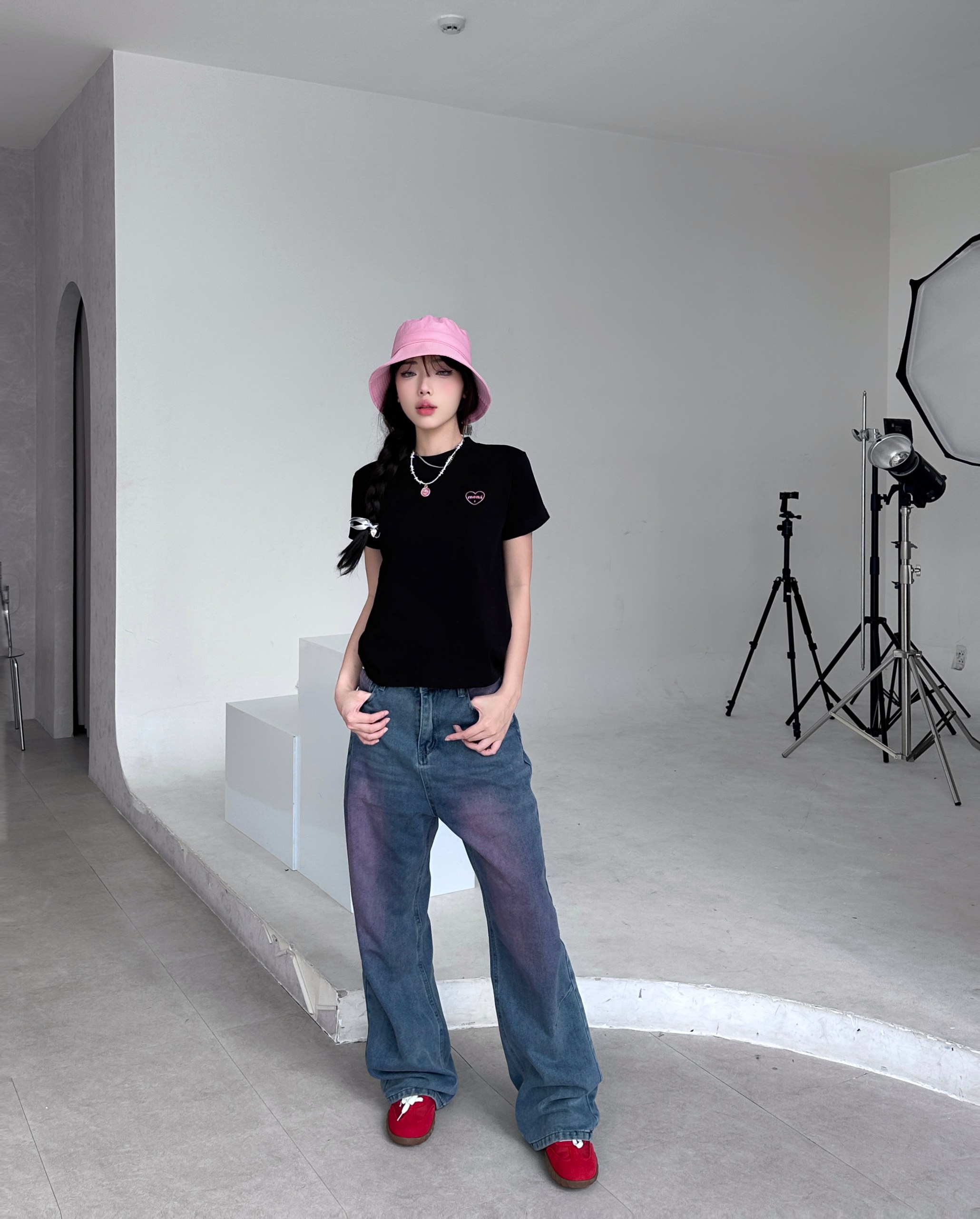 Áo thun baby tee basic MONÁ - CINDY