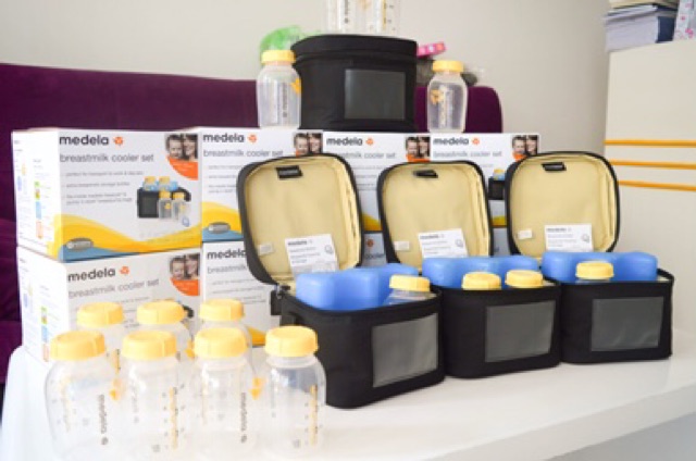 [HCM]Bộ Túi Giữ Nhiệt Đá Khô Medela ( Hàng Xách Tay)