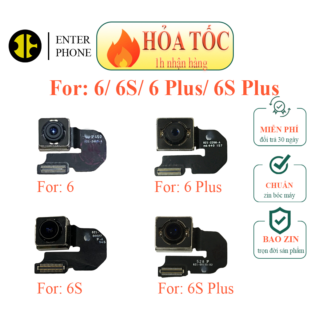 Camera sau 6G/ 6S/ 6 Plus/ 6S Plus ZIN BÓC MÁY