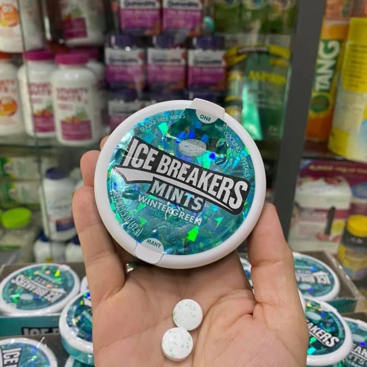 Kẹo ngậm không đường Ice Breakers 42g Mỹ - DateT1/2024