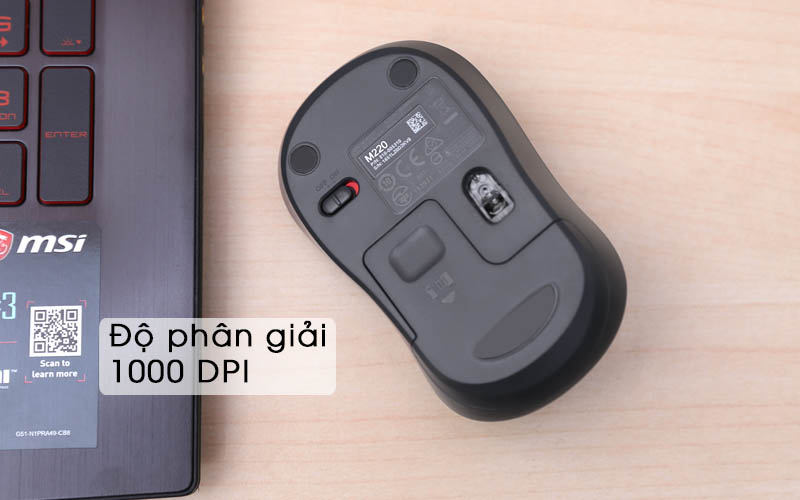 Chuột không dây logitech silent M220