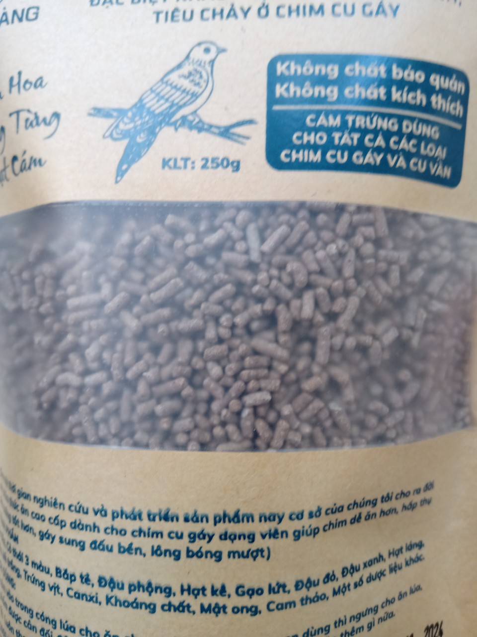 Combo 2 Cám cu cho chim cu gáy đầy đủ chất dinh dưỡng