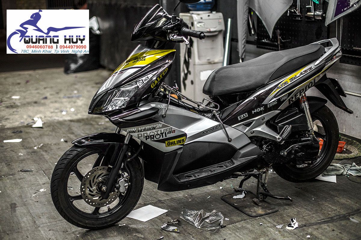 Tem Trùm Airblade Đen Bạc,Team Decal AB Brembo 2007-2010