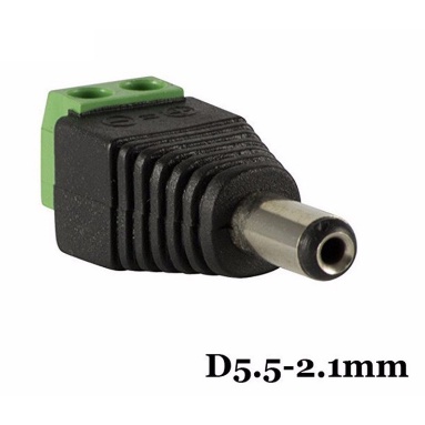 Jack nguồn dc 5.5x2.1mm đầu đực( 2 CÁI)
