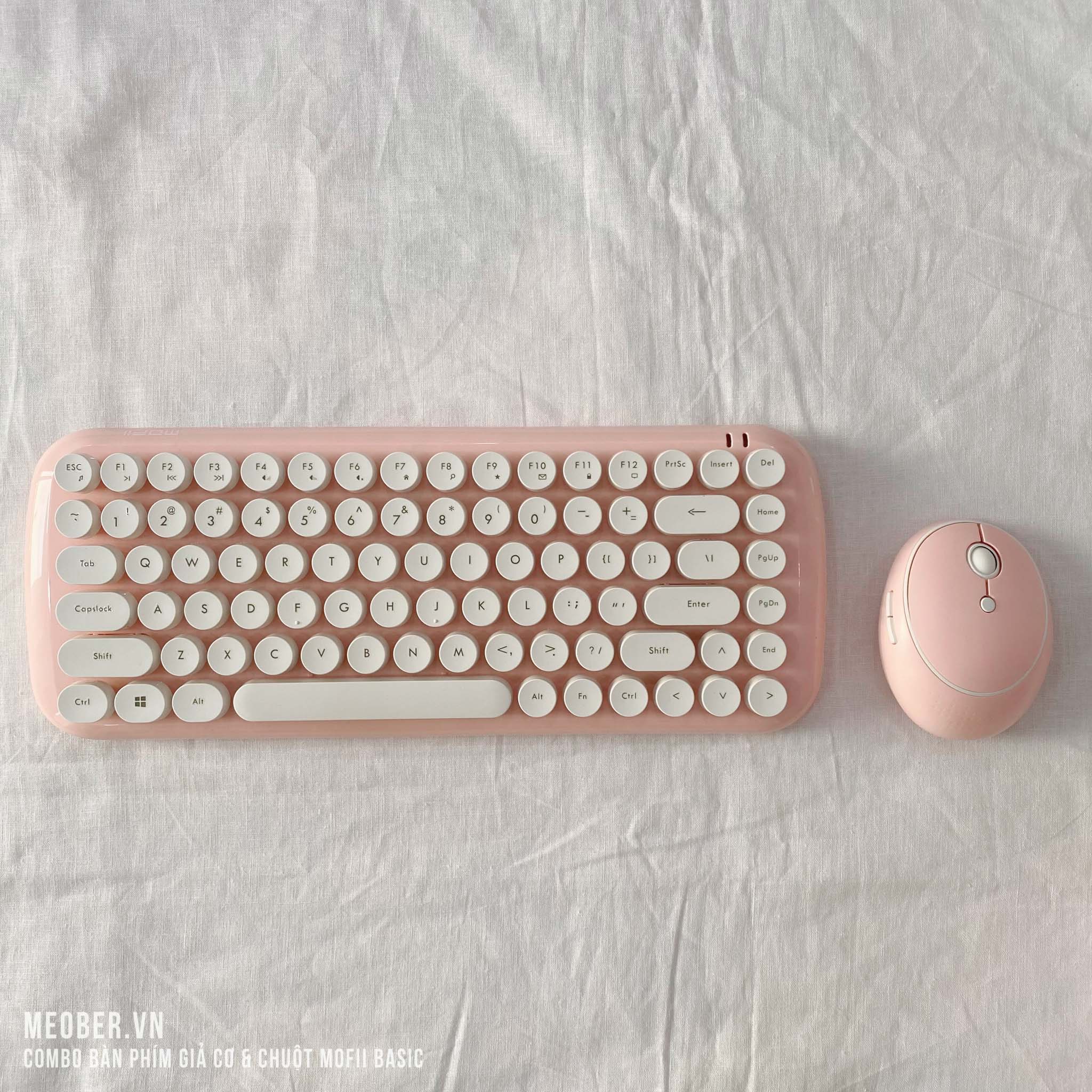 Bộ bàn phím giả cơ & chuột MOFII Candy Basic