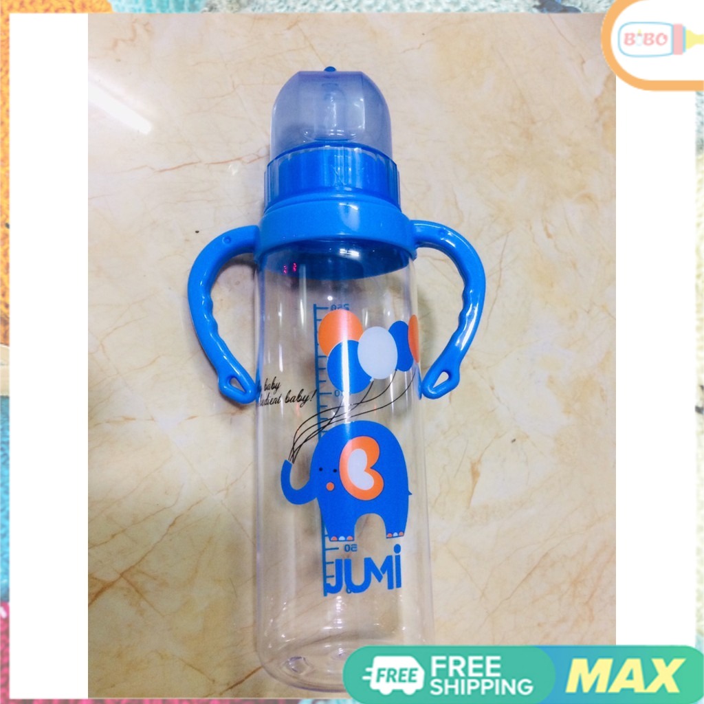 Bình sữa jumi cho bé chính hãng 140 ml/ 250 ml combo2 bình