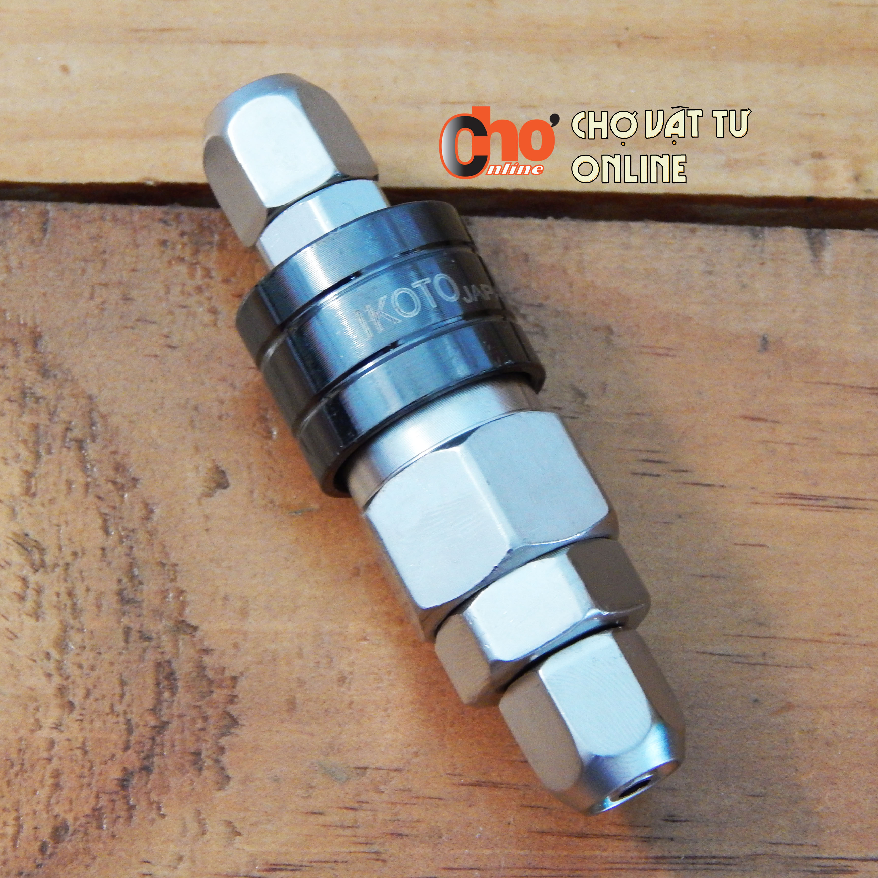 Bộ khớp nối nhanh tự động bằng thép, bộ nối nhanh hơi dùng cho ống hơi 8mm, 10mm, 12mm - Chợ Vật Tư Online