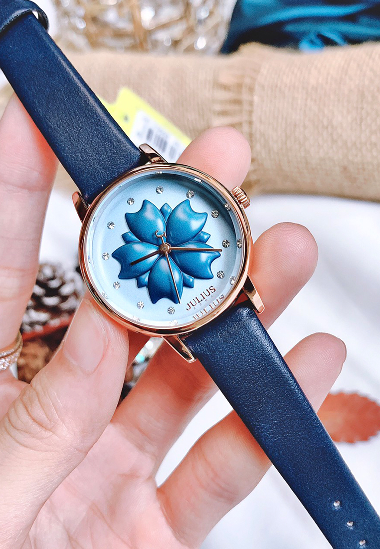 Đồng hồ nữ dây da Julius Ja-1000