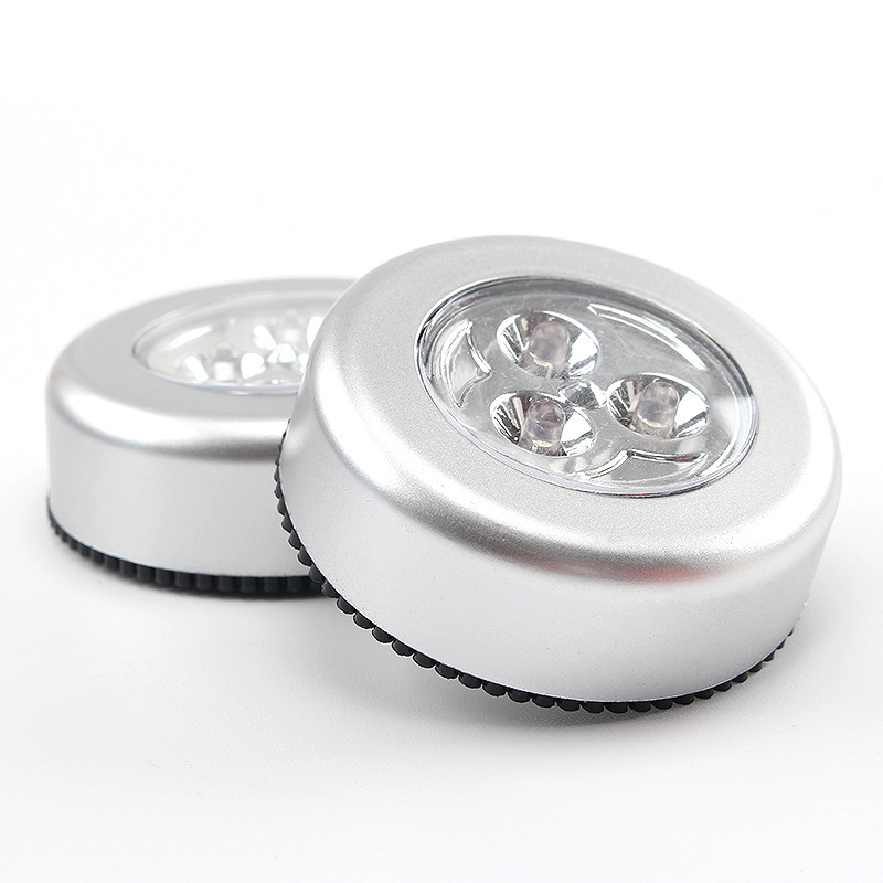 Đèn Led Dán Tường 3 Bóng - Gắn Tủ Quần Áo Phòng Ngủ, Tủ Bếp - Dùng Pin AAA