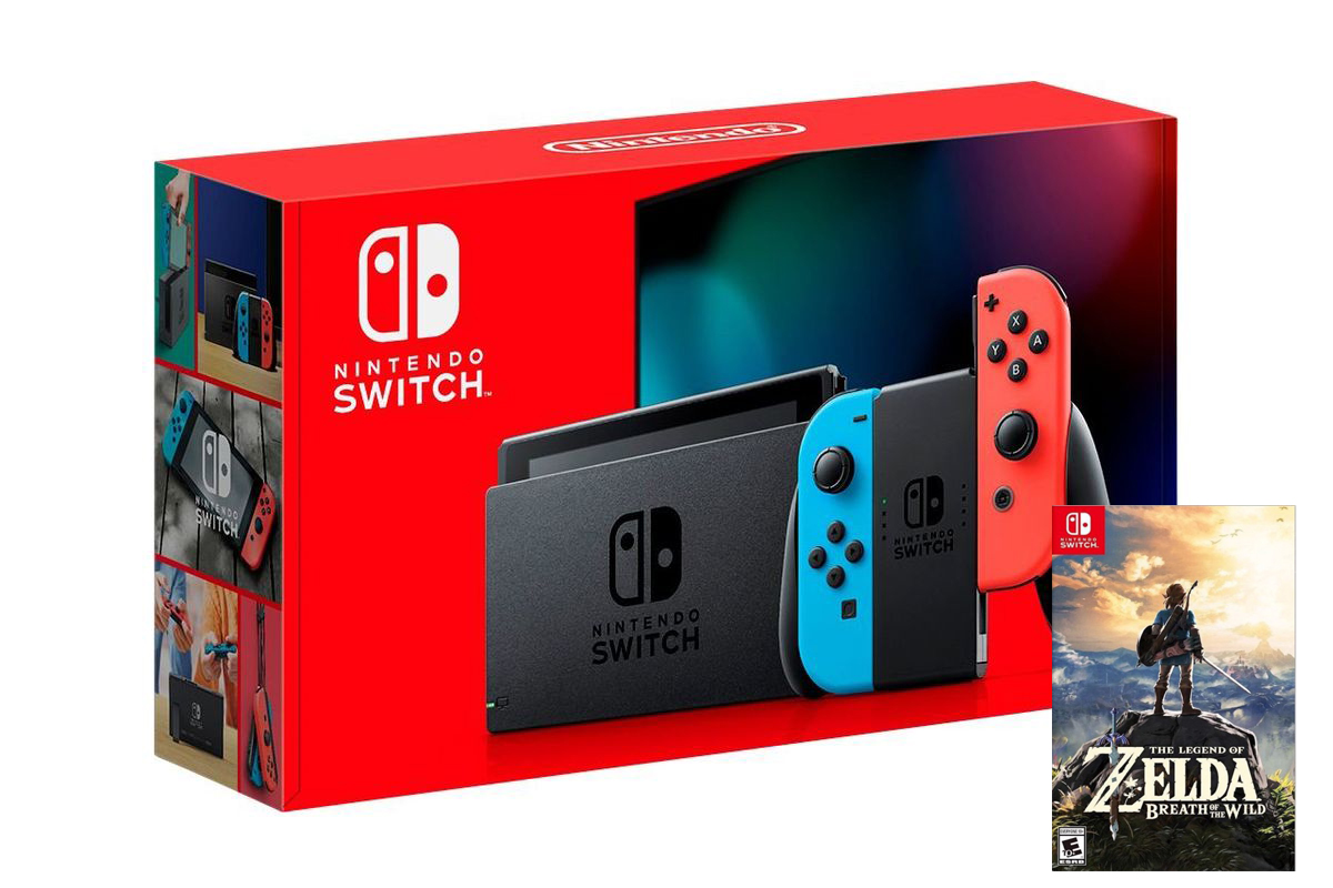 Máy chơi Game Nintendo Switch With Neon Blue Red Joy-Con