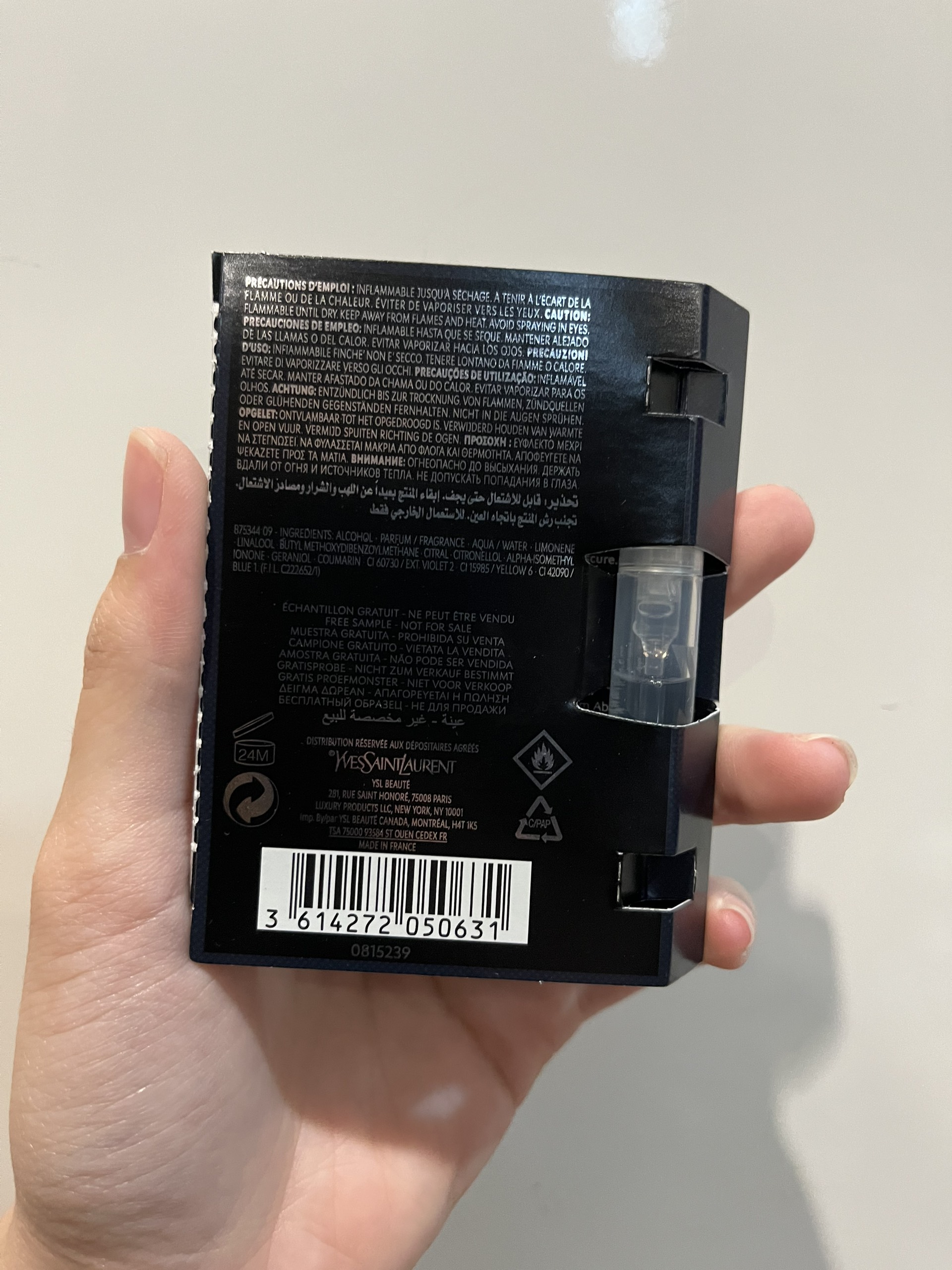 Mẫu thử nước hoa Vial YSL Y - EDP - 1.2ml