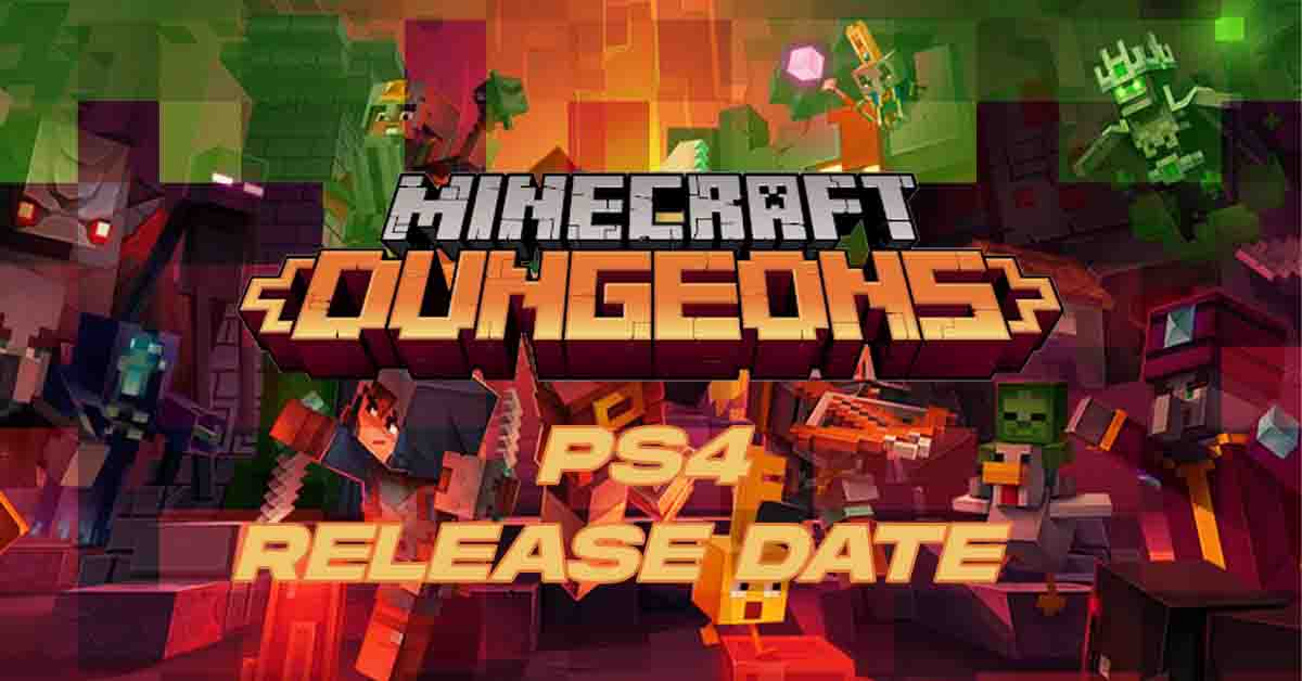 Đĩa Game Ps4 Minecraft Dungeons Hero Edition