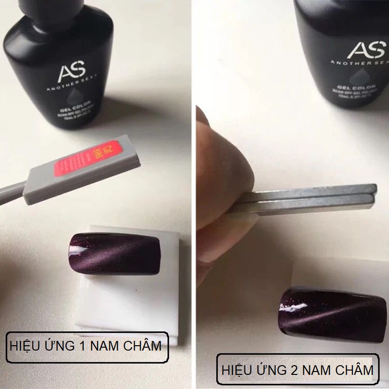 Sơn Gel AS vỏ đen Mã MY Mắt Mèo 3D (cam kết chính hãng lựa màu tự do hơn 2000 màu)