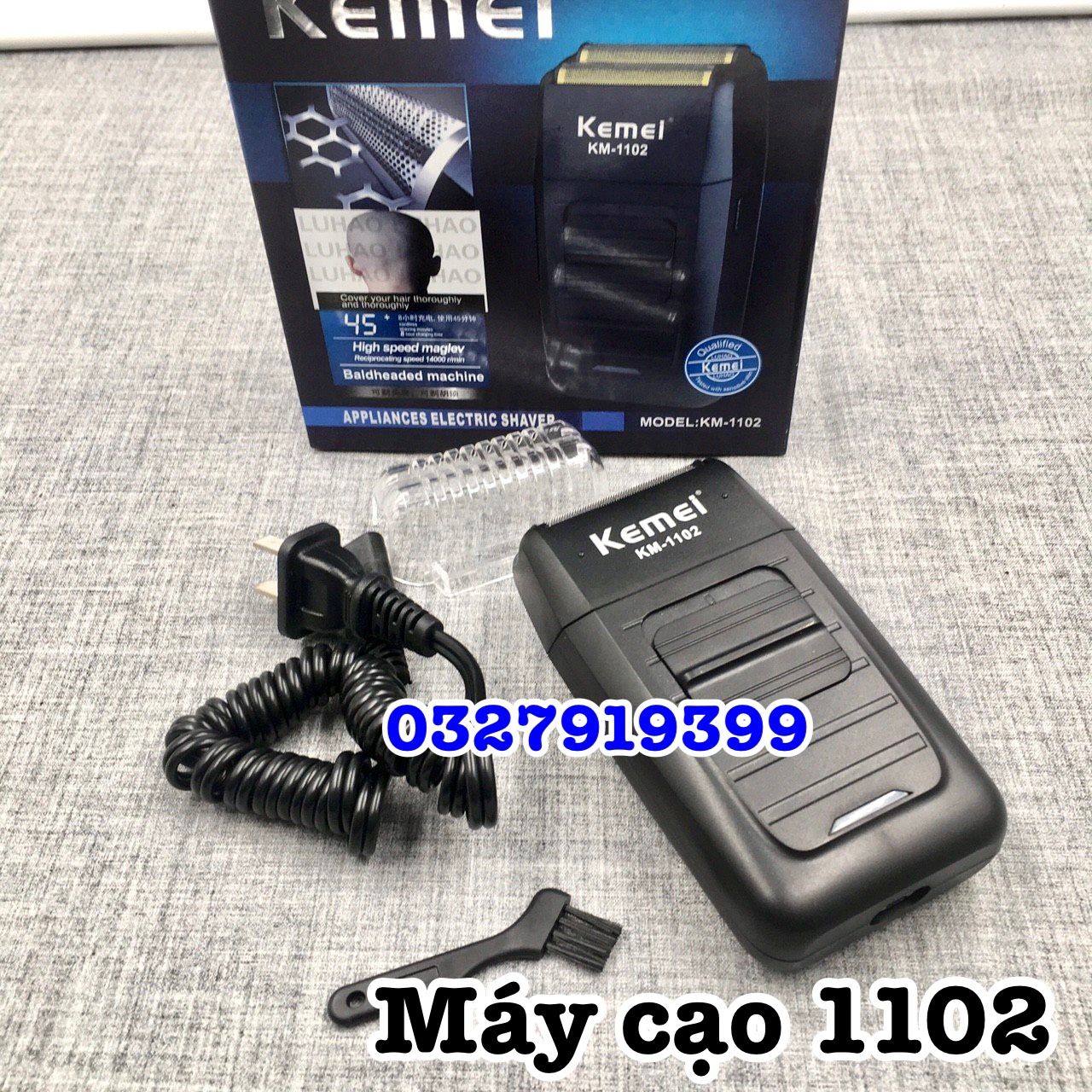Máy cạo khô - cạo râu kemei 1102