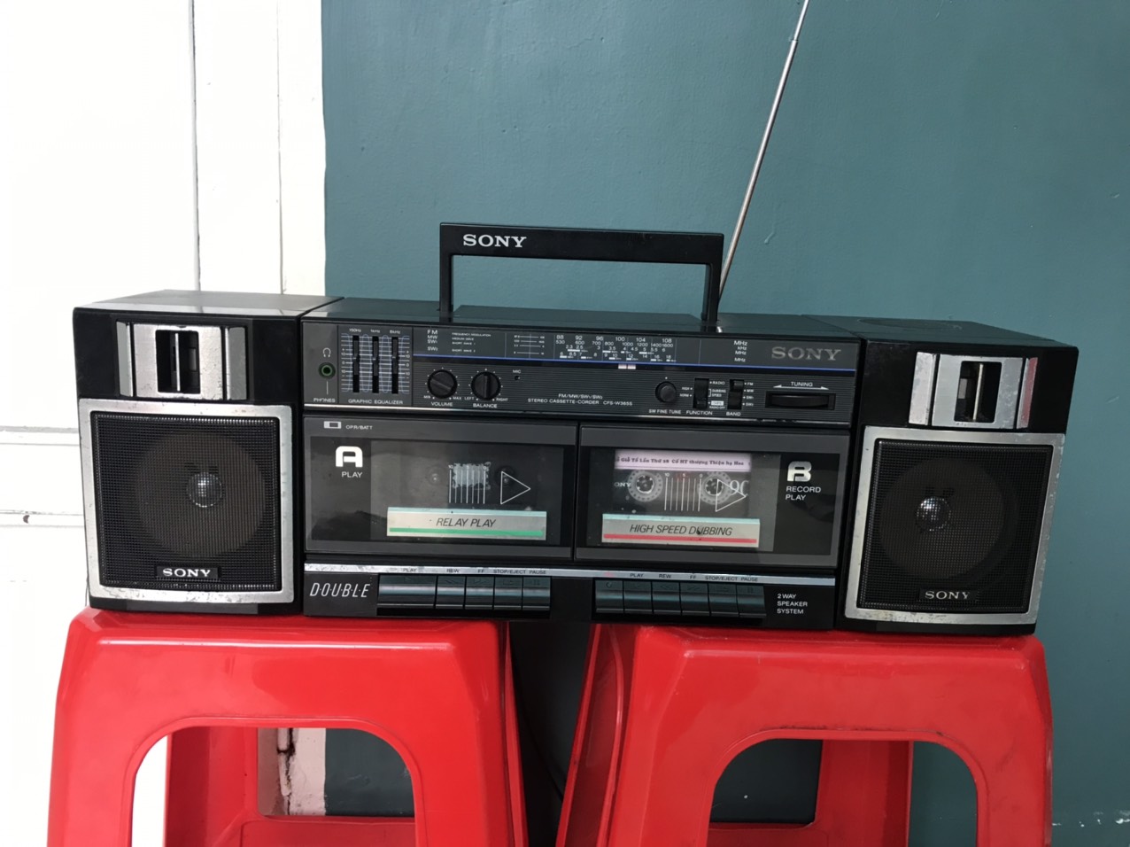 Radio Cassette SONY CFS W365S