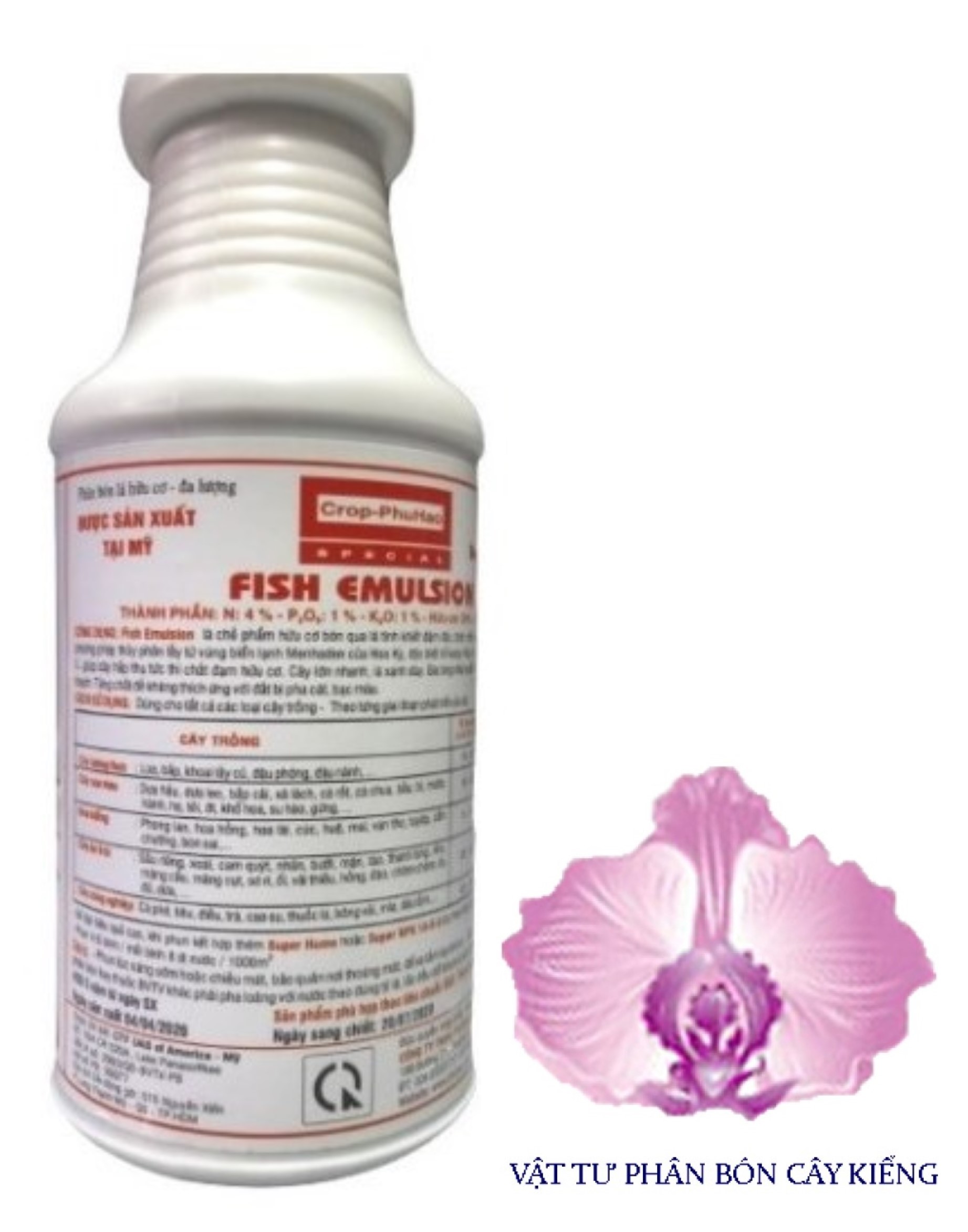 Phân Cá Phú Hào - Fish Emulsion USA - #186A# 250ml