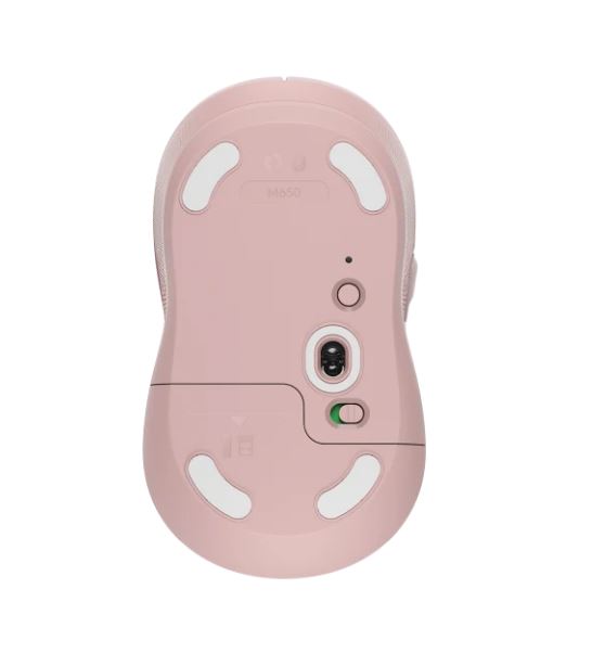 Genuine Logitech Signature M650 Wireless Bluetooth Mouse (Pink)