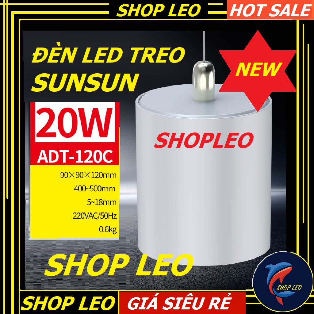 Đèn led treo sunsun adt-120c - đèn led thủy sinh - hồ cá cảnh - shopleo- đèn treo thủy sinh