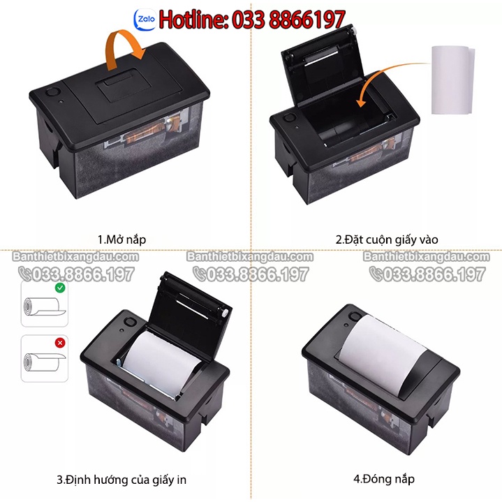 Máy in cột bơm xăng dầu cao cấp