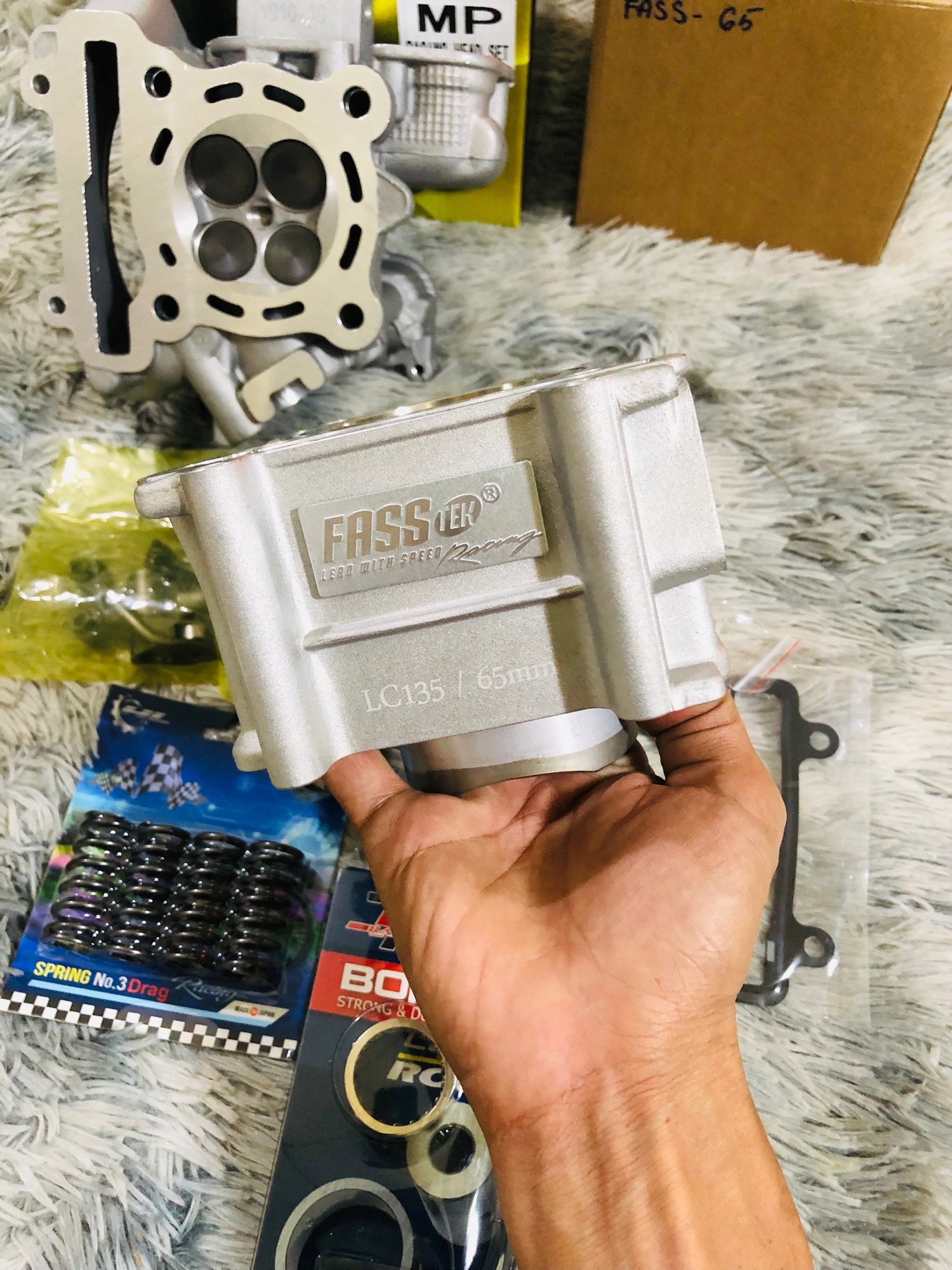 Combo đầu lòng 65zz đủ đồ dành cho xe Ex135. Nhẹ Bền. Yêu Thích ❤️❤️❤️