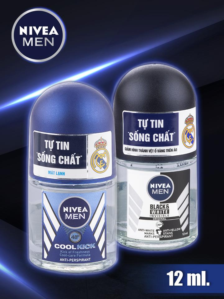 Lăn khử mùi NIVEA cho nam 12ml